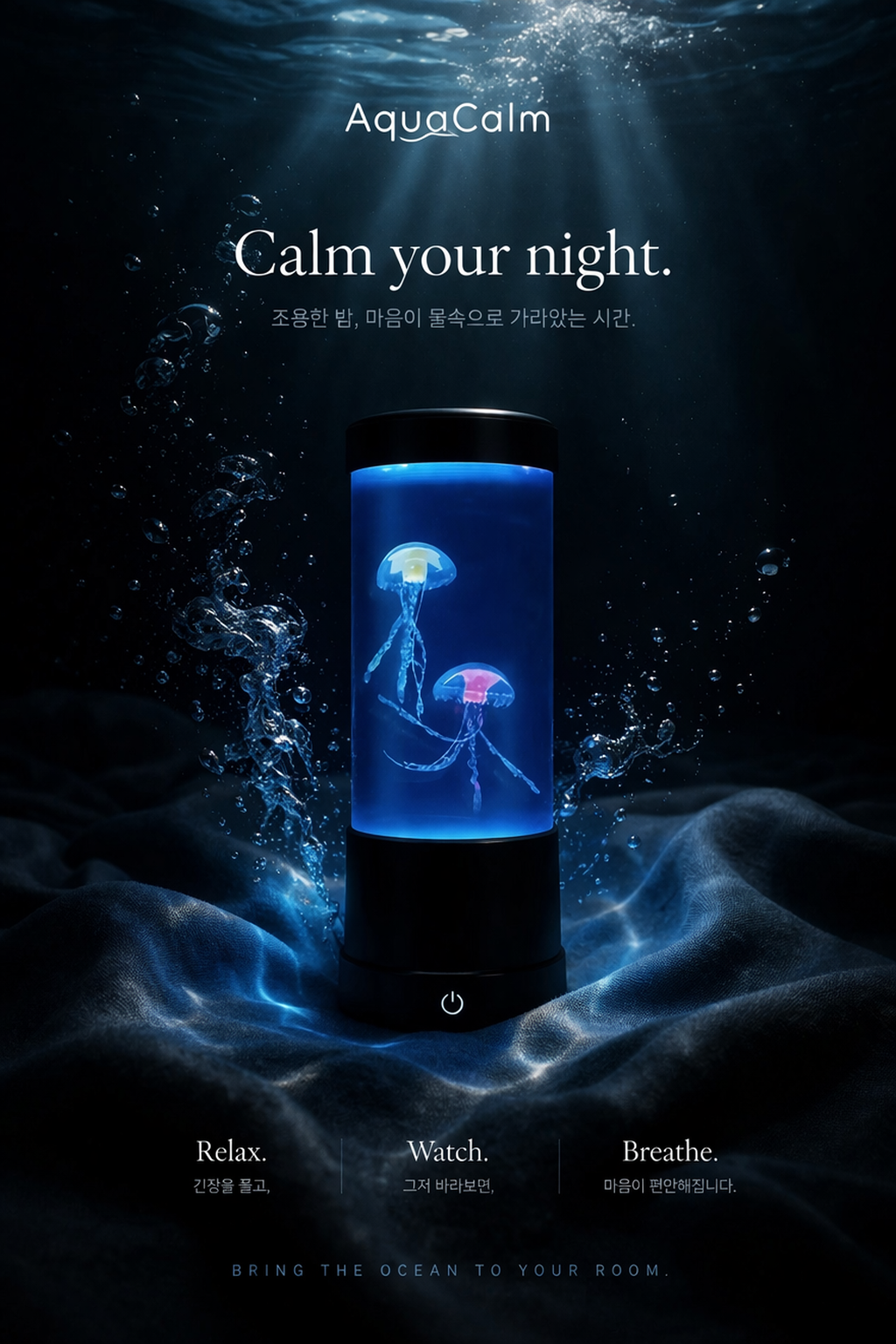 AquaCalm Jellyfish Lamp