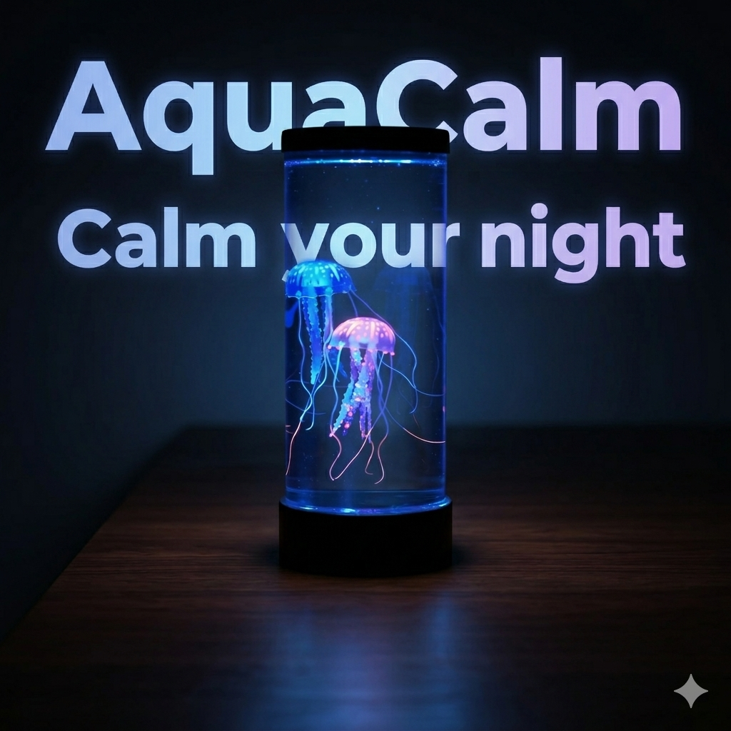 AquaCalm Jellyfish Lamp